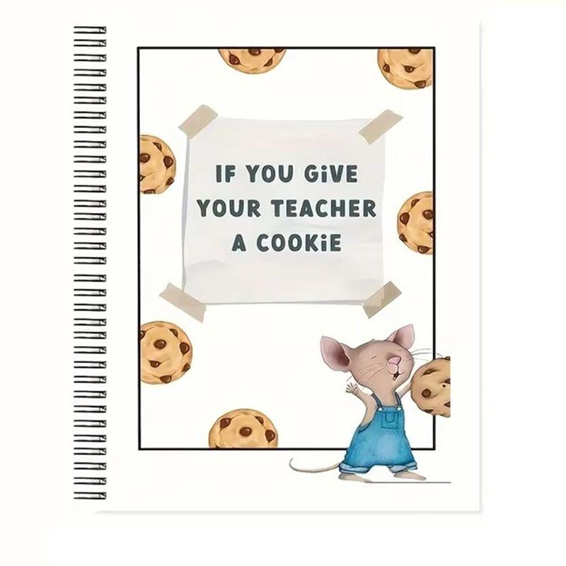 ABKS-If You Give Your Teacher A Cookie Book,Thoughtful Gift, If You Give Your Teacher A Cookie Template (1PCS)