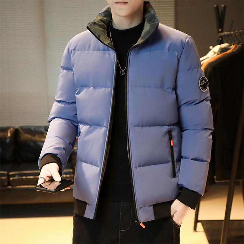 

Зимняя хлопковая куртка, мужская пуховая хлопковая куртка, утолщенная теплая куртка с воротником-стойкой, мужская повседневная куртка из хлопка больших размеров для активного отдыха XXXXXL