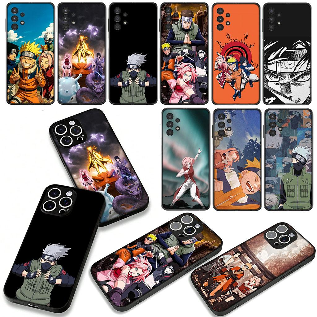 Cover for Apple iPhone 17 16 11 Pro XS Max XR 6 7 8 Plus 16E SE 2020 Air 5 SE2 Phone Case Sasuke Kakashi Narutos Haruno Sakura