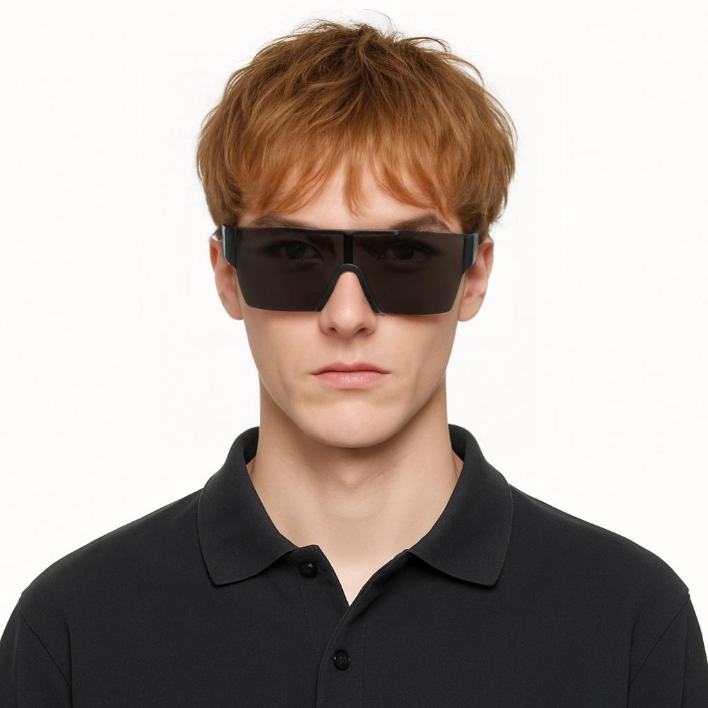 Burberry Noha zrcátka Písmeno Pilot Sluneční brýle Unisex sluneční brýle Černá 0BE4291-346487