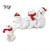Resin Holiday Tabletop Figurines Christmas Table Edge Sitter Figurine, Tug of War Hanging Character Decor, Snowman Solid Ornaments Gnome Santa Corner