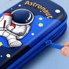 Pencil Case Space-Themed Design Large Capacity Extra Large Pencil Pouch Multiple Compartments Smooth Zipper Stationery Organizer