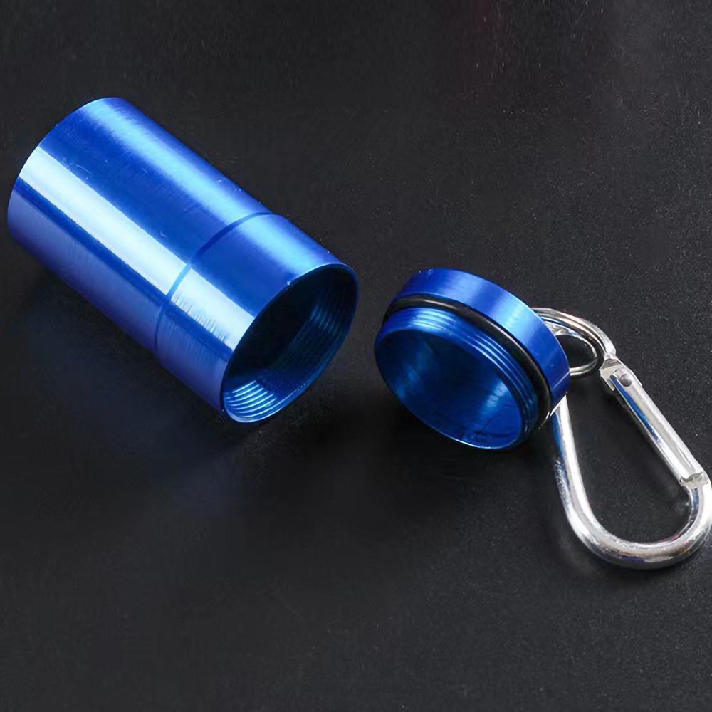 Mini Ashtray with Carabiner Portable Outdoor Ashtray Cigarette Ash Storage Box Smoking Accessories
