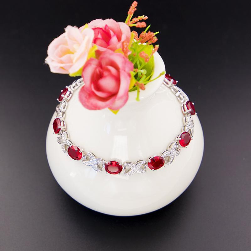 Daily Commuting Versatile Colorful Treasure Bracelet for Women European and American Inlaid Zircon Bracelet That Does Not Fade