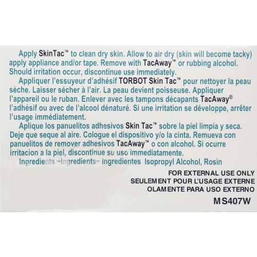 Skin-TacTM Adhesive Barrier Wipes 50 count by Skin-Tac