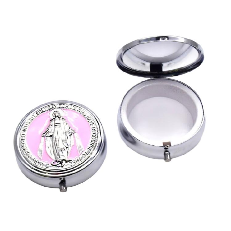 Rosary Jewelry Box Religious Trinkets Storage Holder Case Prayer Beads Eucharistic Box Catholic Keepsakes Box