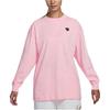 New Nike Nike Valentine's Day Collection Drop Shoulder Sleeve T-Shirt Women's Pink FD9933-690