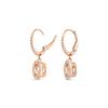Swarovski Eine schlagendes Herz Rosegoldbeschichtete Ohrringe Damenohrringe 5504753