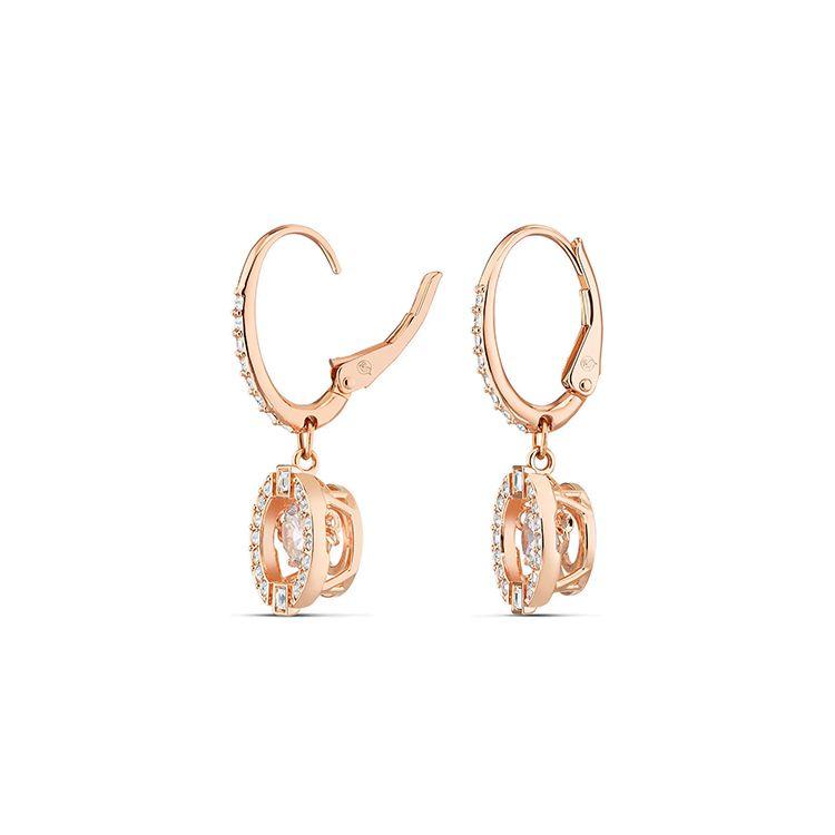 Swarovski Eine schlagendes Herz Rosegoldbeschichtete Ohrringe Damenohrringe 5504753
