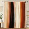 2PCS Digital Printed Curtains, Warm Earth Tone Pattern, Bohemian Natural Style for Living Room Bedroom Apartment Home Decor