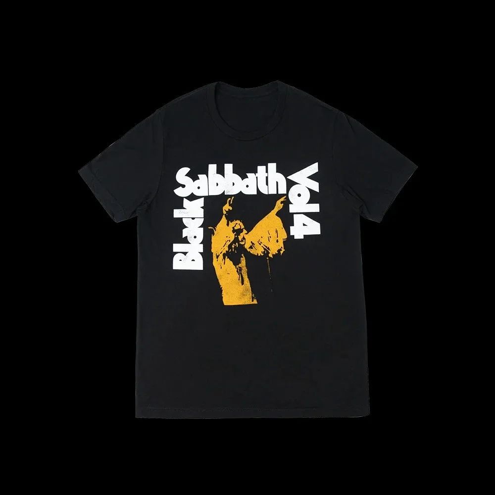 Heavy Metal Rock Band Short Sleeve Punk Vintage Printed Top Y2K High Street Printed Streetwear Casual Loose T-Shirt Unisex