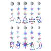 1/3pcs Christmas LED Sucker Lamp Multicolor Light Up Hanging Christmas Decoration Battery Operated for Xmas Tree Fireplace Decor