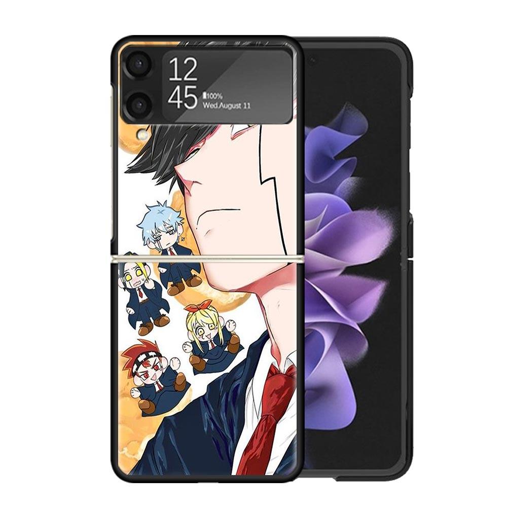 Mashle Magic And Muscles Clear Phone Case For Samsung Z Flip 7 6 5 4 3 Galaxy ZFlip7 ZFlip6 ZFlip5 ZFlip4 ZFlip3 5G Print Cover