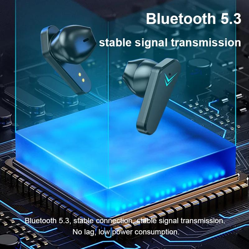 Bluetooth Earphones Wireless Headphone With Mic Low Latency TWS X15 Stereo Headset Music Game Sport Earbuds For Xiaomi iPhone
