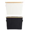 Toilet Paper Storage Basket Roll Paper Organizer Foldable Toilet Paper Holder with Lid for Bathroom