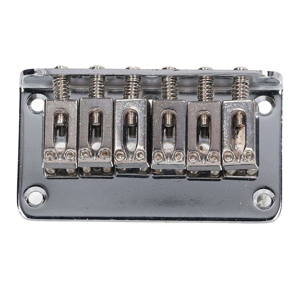 Elektrisk Gitar Bro 6 Strenger 78mm Topplading Sinklegering Halestykke Instrumenttilbehør Sølv