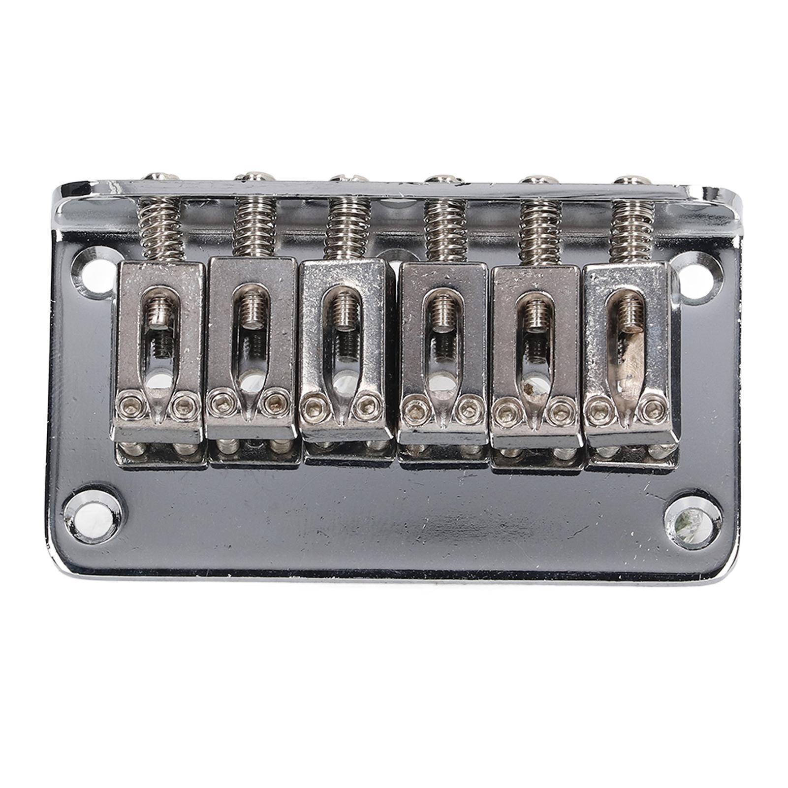 

Бридж для электрогитары 6 струн 78 мм верхняя загрузка цинковый сплав хвостовик аксессуар для инструмента серебристый серебряный