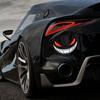 Upgrades Gothic Raised Eye Decal Non Glowing Reflective Surfaces Not Scratch Embossed Car Sticker for Vehicle Exteriors