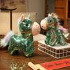 Fabric Material Horse Plush Doll Colorful Sequined New Year Mascot Decor  Cultural Display