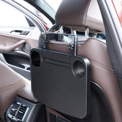 Folding Car Steering Wheel Table Auto Steering Wheel Desk Tray For Laptop Mount Stand Drink Cup Holder Auto Interior Dining Tray