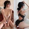 Lenjerie sexy cu bretele din dantela seducție salopetă cu deschidere pentru femei pijamale transparente pentru adulți seturi sexy pentru păpuși sexuale haine sexuale Sex shop