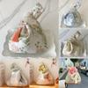 Flower Pendant Girls Storage Bags Tassel Knot Wrist Bag Cheongsam Accessories New Chinese Style Handbag Small Item Pouch