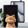 Cartoon Puppy Cat Soft Black TPU General Protective Case For Oppo Pad Neo/Oppo Pad Air2 Shockproof Cover Tablet Cases For OnePlus Pad Neo/Pad Air 2