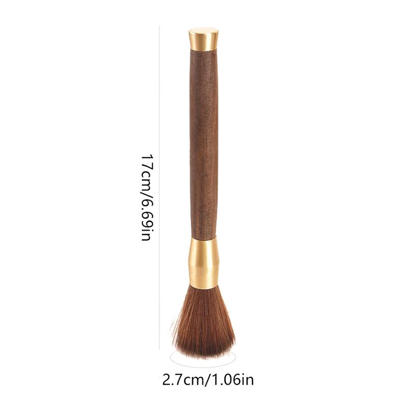Coffee Grinder Cleaning Brush Wooden Handle Espresso Brush Dusting Coffee Powder Brush Home Kitchen Tool Coffee Accessories