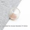 16pcs Silicon Chair Leg Cover Round with Felt Non-Slip Floor Protective Cover Sofa Chair Leg Furniture Legs Bottom Accessories