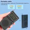 Mini Pocket FM AM Radio Portable 9K/10K Radios Receiver Built-in Speaker Backlight HD Display Screen Alarm Clock Sleep Timer