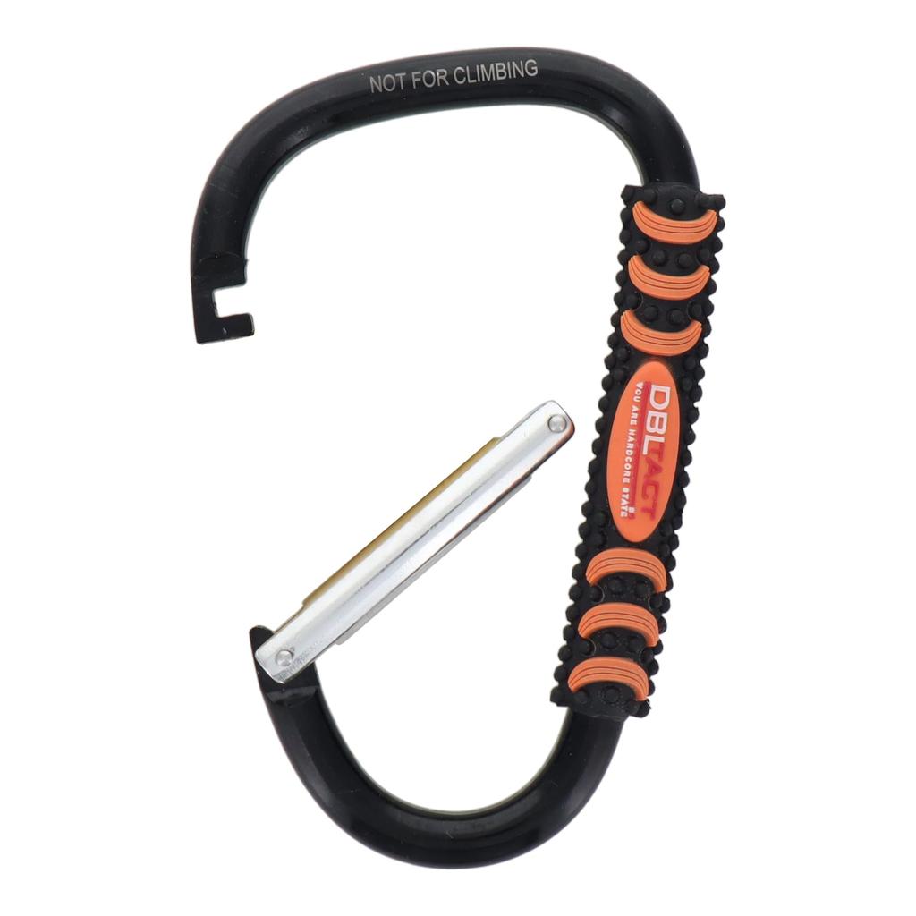 Sankyo Corporation DBLTACT Black Carabiner, DT-KA80B