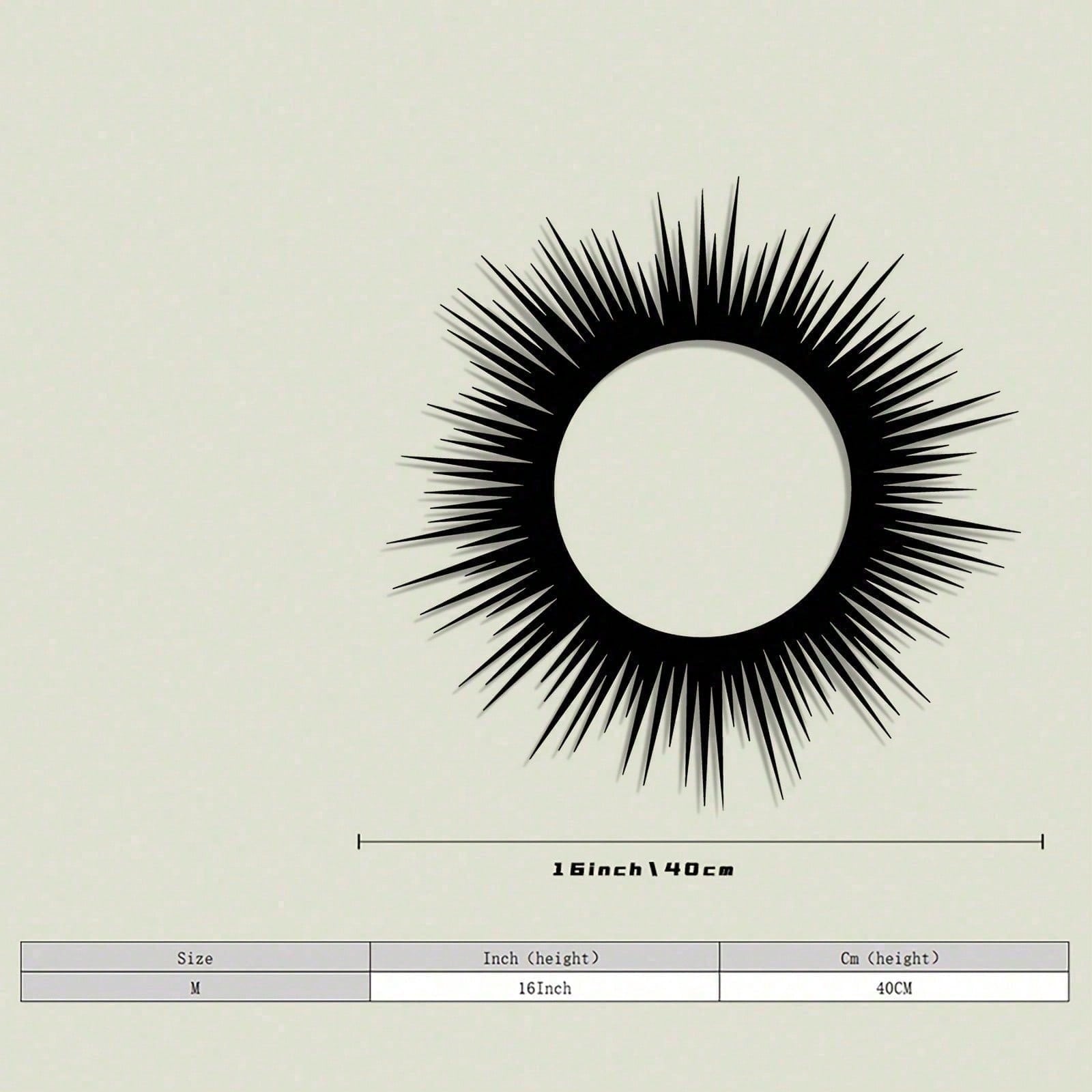 Богемное Солнце Металлическое Настенное Искусство Винтажная Астрологическая Настенная Роспись Железный Домашний Декор Подарок 40x40