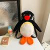 Non-Toxic Kawaii Penguin Plush Backpack Cute Animal Stuffed Doll Lovely Birthday Gift Fashion Backpack Little Penguin Cartoon Plush Bag