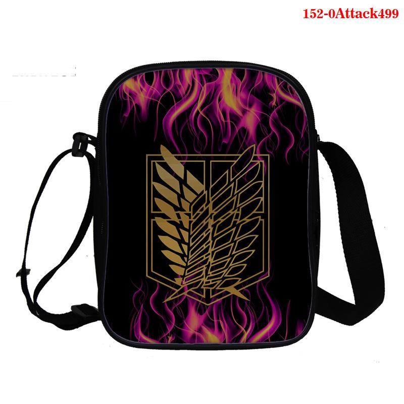 Attack On Giant Peripheral Digital 3D Printed Backpack Student School Bag Full Color Bag Double Shoulder Bag
