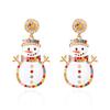 Christmas Earrings: Cute Snowflake, Snowman, and Cookie Designs for Women