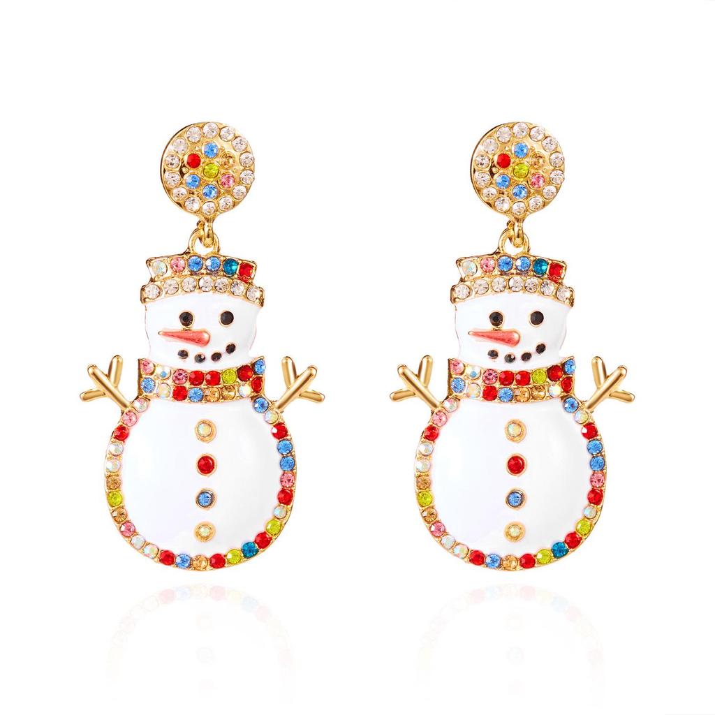 Christmas Earrings: Cute Snowflake, Snowman, and Cookie Designs for Women