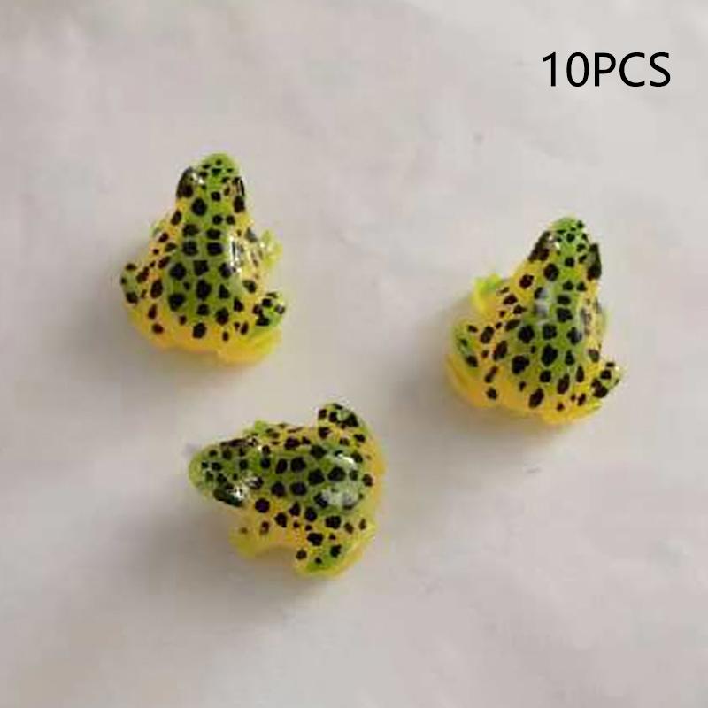 10 ks Noctilucentní žabí panenky Miniatury do domečku pro panenky Roztomilý vílí zahrádka Gnom Mechové terárium Dekorace Řemesla Bonsaj DIY Potřeby Figurka