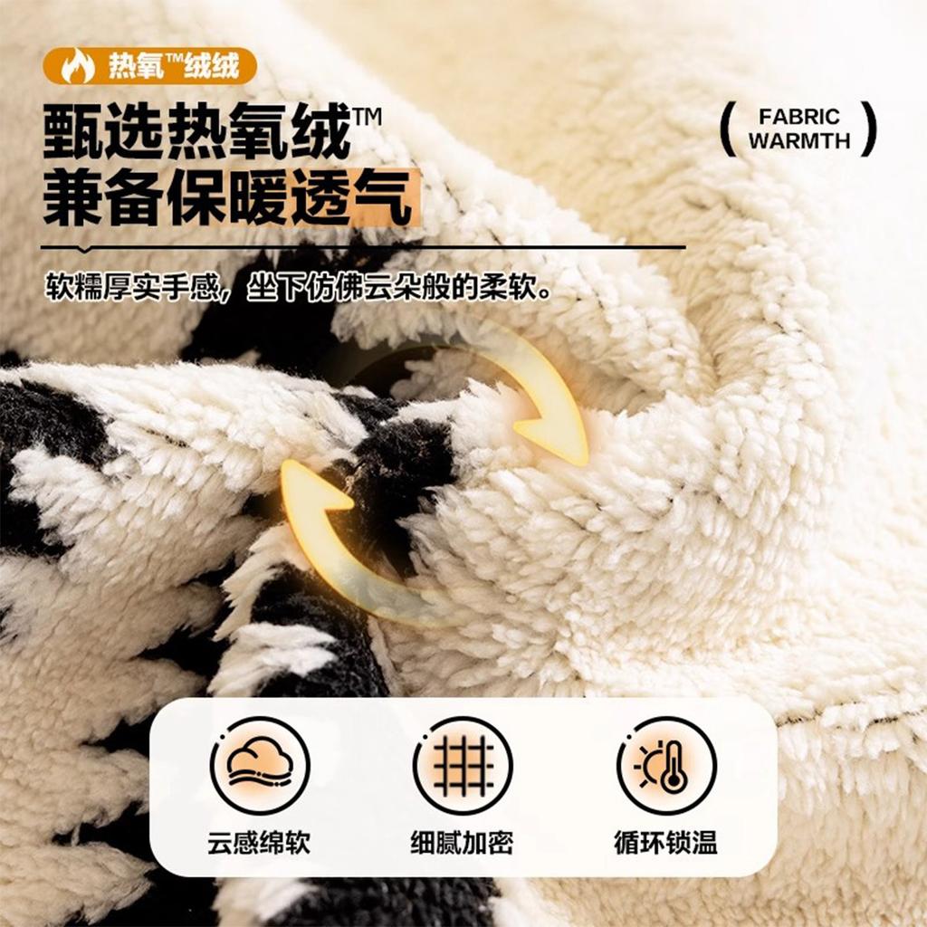 Premium Plush Sofa Cushion Autumn And Winter New Winter Thickened Straight Row Sofa Seat Cushion Non-Slip Cover Cover Cloth