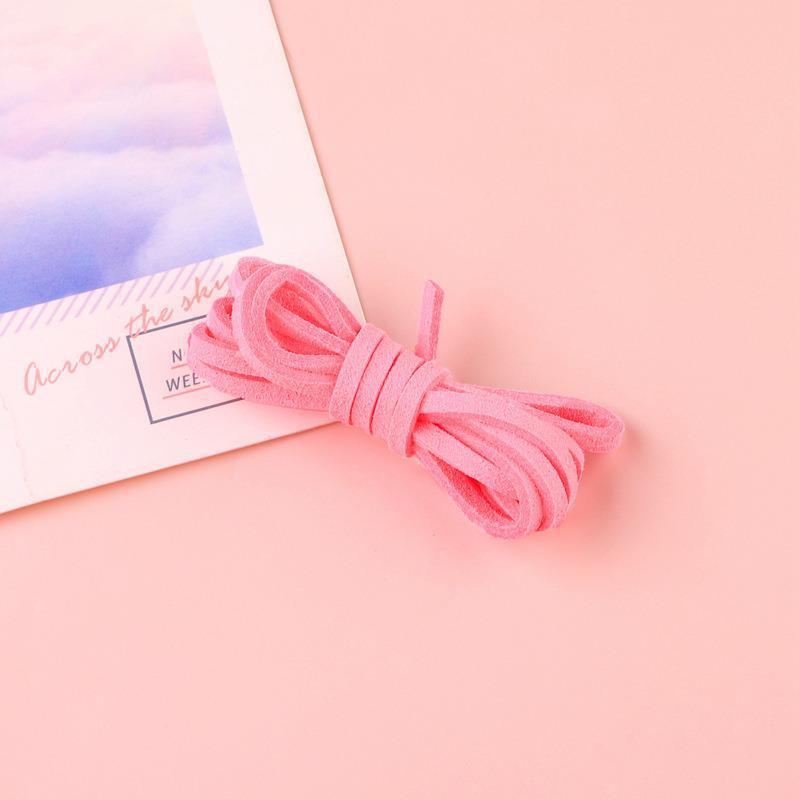 Korean suede rope for DIY jewelry making, 3mm braided wire for bracelets and necklaces. Add a touch of handmade to your accessories!