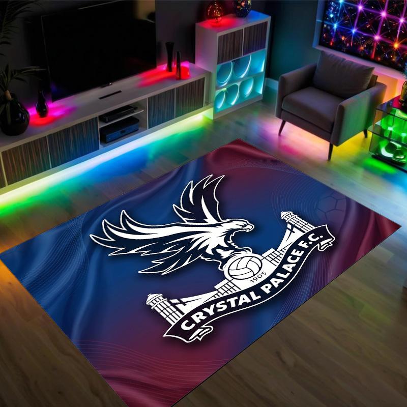 Crystal Palace Design Crystal Velvet Carpet Cozy Non?Slip Printed Rug For Bedroom Living Room Entrance