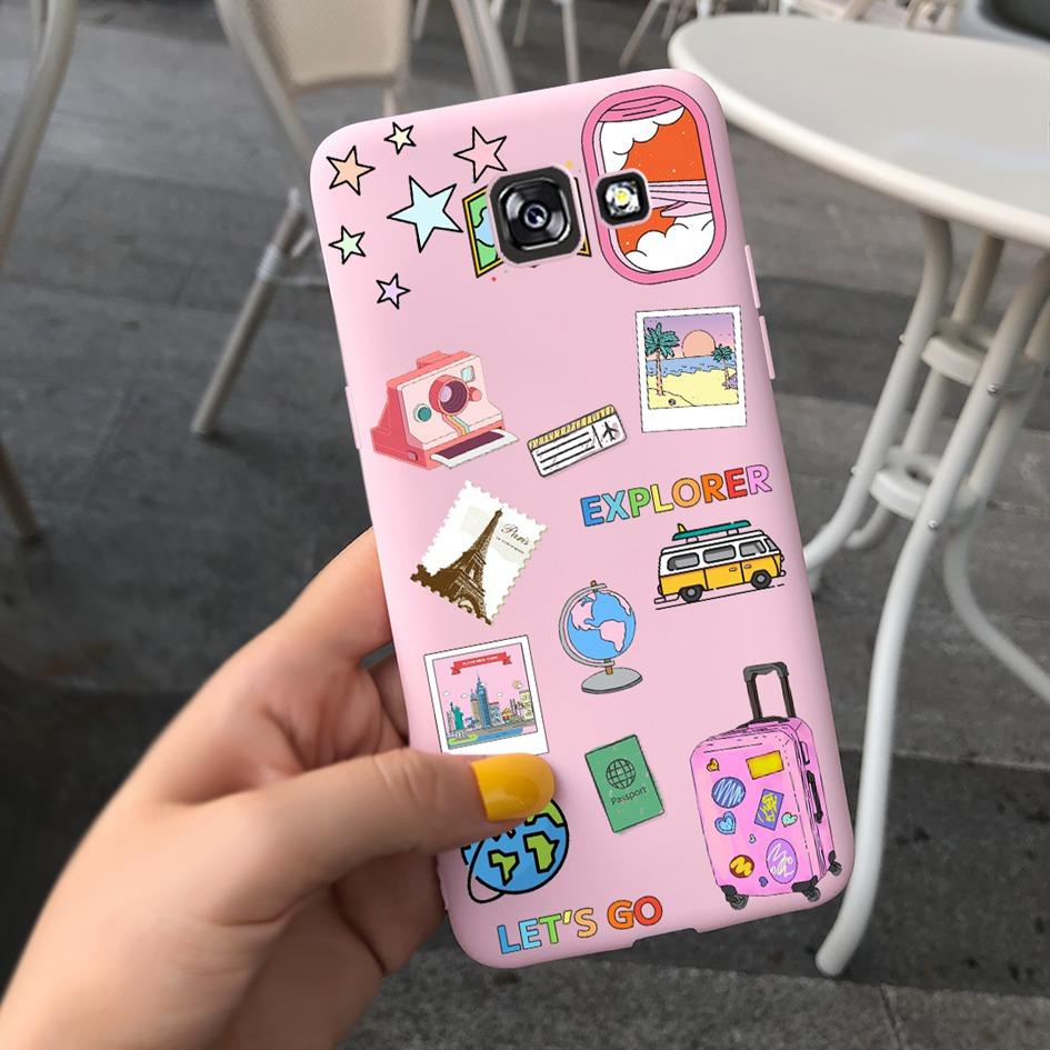 A5 2016 Case For Samsung Galaxy A5 2017 Cover A520 SM-A520F Popular Flower Shockproof Bumper For Samsung A5 2016 A510 Soft Funda
