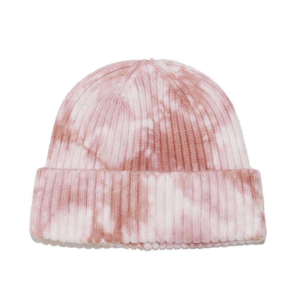 Winter Hat Children 2025 Autumn and Winter Pullover Hat Wool Hat Gradual Change Color Tie-dye Cold Hat Knitted Hat Women