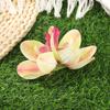 AWAYTR Kolorowa Orchidea Cymbidium Spinka do Włosów Kaczydziobowa Floralne Klipsy do Włosów Walentynkowe Nakrycie Głowy Akcesoria do Włosów Dziewczynki Prezent Festiwalowy
