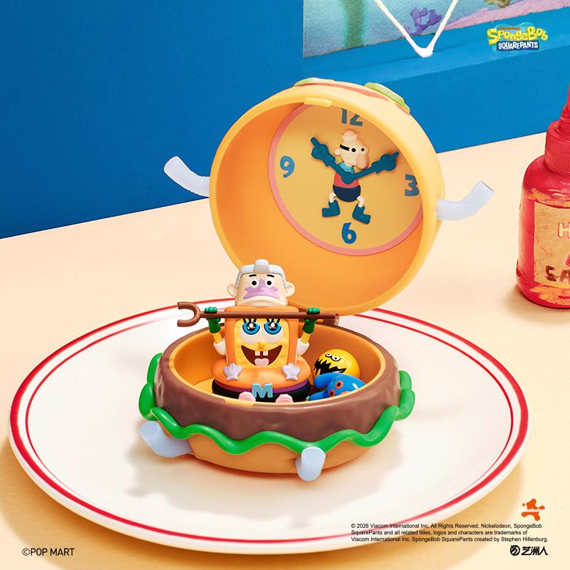 POP MART SpongeBob: Krabby Patty Bestsellers Series Figures Blind Box