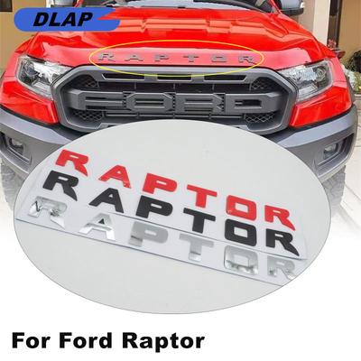 Car 3D ABS Letters Logo Decals Sticker For Raptor Front Head Hood Emblem Badge Styling Stickers