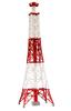 PM Office A Industrial Zone Series C Chimney Total Height 280mm Plastic Model PP081 Approx. Non-scale