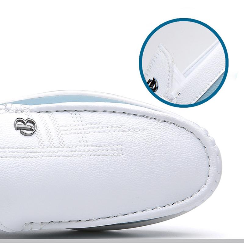 Herren Freizeitschuhe Atmungsaktive Weiße Sneaker Mode Fahren Gehen Tennisschuhe Ballerinas