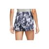 Nike Logo Embroidered Tie-Dye Printed Sports Shorts Women Shorts Black DV7923-015