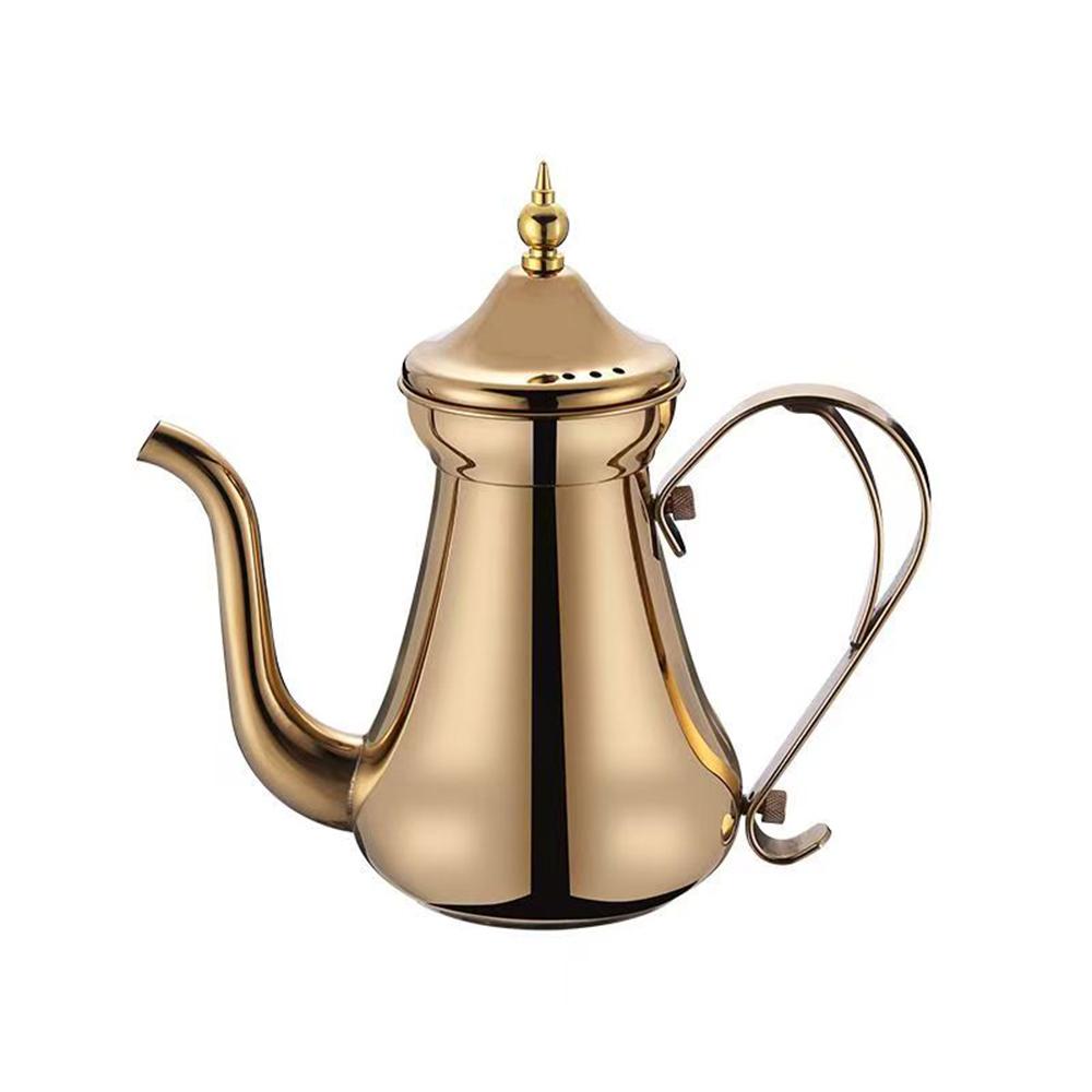 Stainless Steel Tea Kettle with Strainer, Home Hotel Heating Kettle for Brewing Tea, Induction Cooker Teapot, 1.5L/2.0L