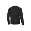 Li-Ning Fitness Series Letter Print Warm Pullover Sweatshirt Men Tops Black AWDT791-1